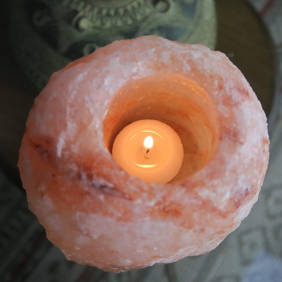 Himalayan Salt Votive Holder - Picture 1 of 3